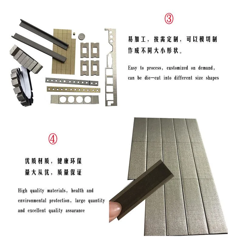 Copper Foil Conductive Foam EMI Shielding Copper Foil Paper Double Conductive Touch Conductive Copper Foil Gasket